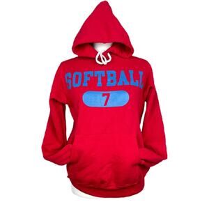 Vintage y2k Champion Hooded Sweatshirt Softball Sz S